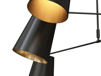 HEATHFIELD CO ANDROMEDA ANTIQUE BRASS 3D model