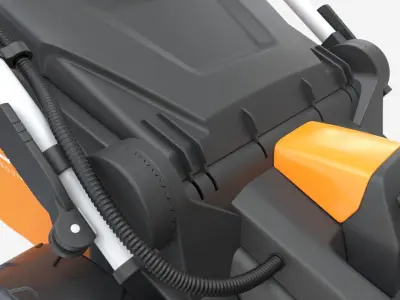 Cordless Lawn Mower Yard Force LM G34A 3D model