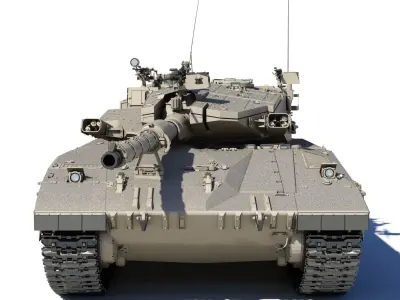 Merkava Mk-3B 3D model