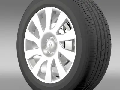 Renault Trafic Van wheel 2015 3D model