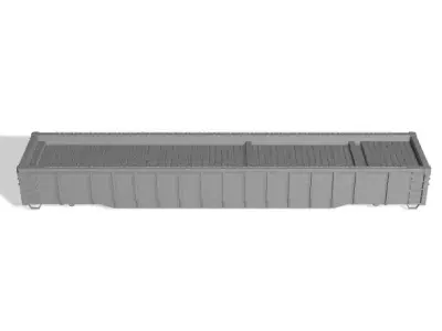HO Greenville 52 6 GS-29 Gondola Crosstie Load 3D print model