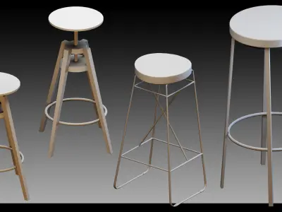 55 Interior Objects- Vol 05- High detail 3d models 3D model