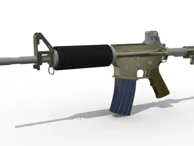 Gun M416-PUBG Weapon 3D model