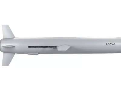 Polish Lanca cruise missile 3D model
