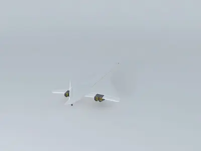 Template Aérospatiale BAC Concorde Free 3D model