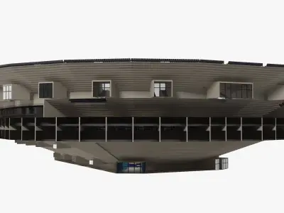 Basketball Indoor Arena 3D model