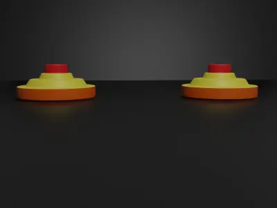 Land mine  3D model