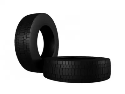 Truck Tire 3D model by Sergey