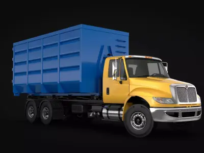 Roller Container Truck 3D model