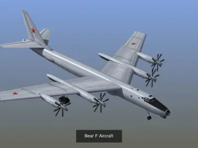 Russian Attack Aircraft LD1 3D Model Collection