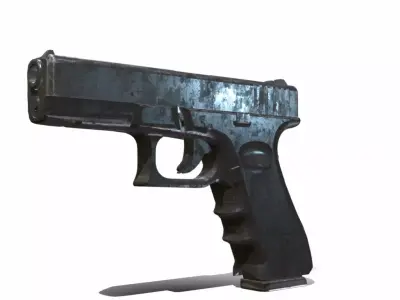 GLOK 17 GEN3 STANDARD Low-poly 3D model