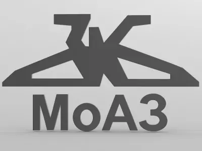 moaz logo 3D model