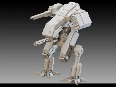 6 War Robots- Vol 02- High detail 3d models Low-poly 3D model