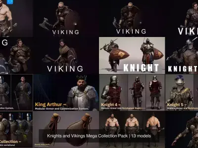 Knights and Vikings Mega Collection Pack