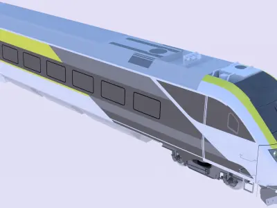 Trains USA and Canada II 3D Model Pack