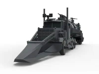 Dreadnought from Death race Scale 1 to 43 3D print model