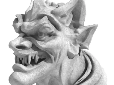 Gargoyle Head 7 3D model