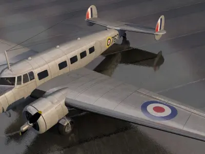 Lockheed L-10 Electra 3D model