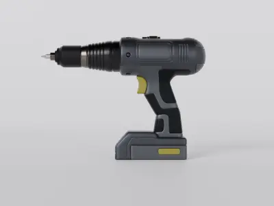 Screw Gun Drill 3D model