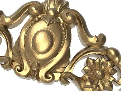  decorative pattern ready for 3D printing 3D model 493