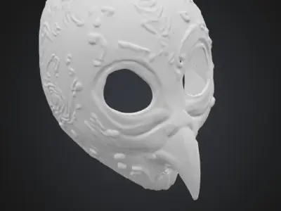 Pigeon Mask 3D model