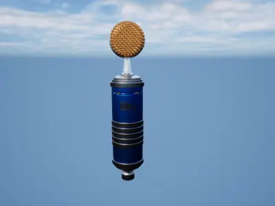High Quality Studio Microphone - Bluehawk SL 3D model