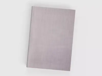 Blank Book V3 - Realistic Closed Hardcover Publication 3D model