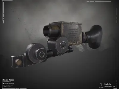 Military Scope WW2 VOL03 Game Ready 3D model