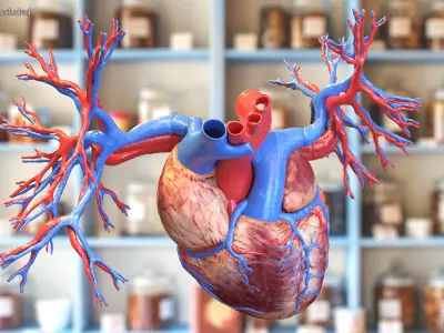 Womens Heart 3D model