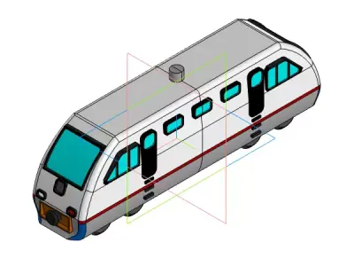 Train  3D 3D print model