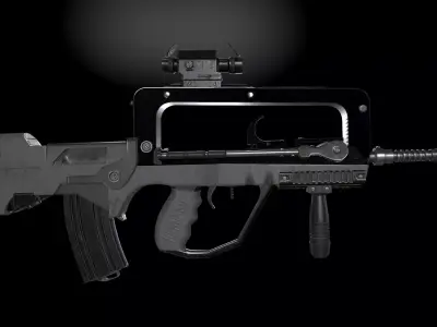 FAMAS G2 Rifle Low-poly 3D model purchase