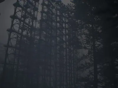 Chernobyl RLS Radar 5N32 Duga 3D model