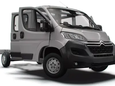 Citroen Jumper Chassis HQInterior CrewCab 3800WB 2023 3D model