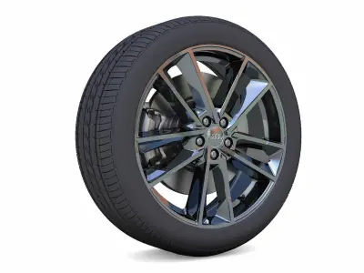 Audi S8 Rim 3D Model  Low-poly 3D model