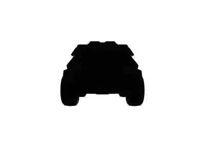 Modern Shape Vehicle 3D Model 3D model