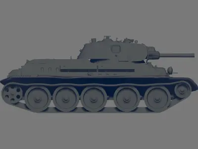 T 34 1940 3D model
