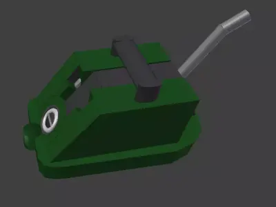 halo theme gas can 3D model