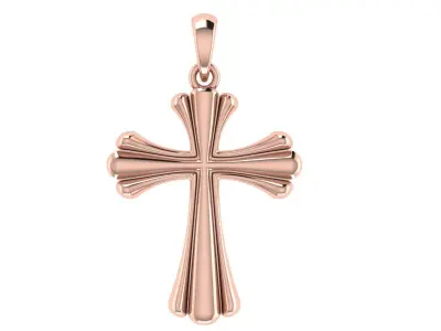 CROSS PENDANT CR174 3D print model
