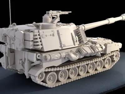 M109A2 Free 3D print model