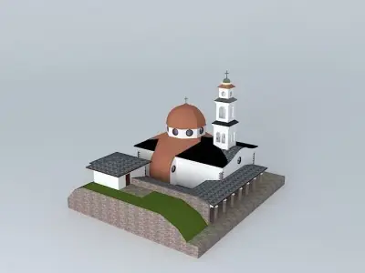 Church "St. Vlas" Free 3D model