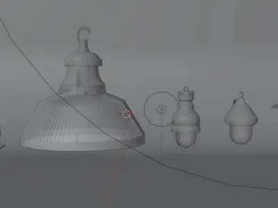 INDUSTRIAL LIGHTS wigan type 3D model