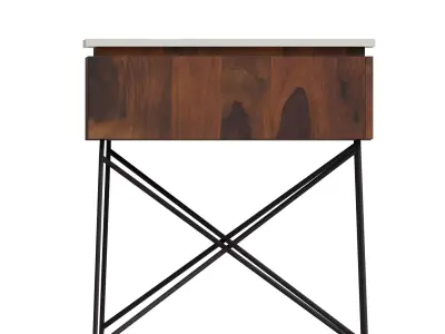 Modern 1 drawer nightstand by Axel 3D model