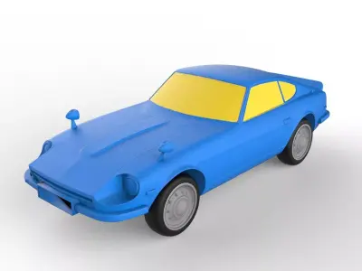 Nissan Fairlady 1972 Classic Car 3D print model