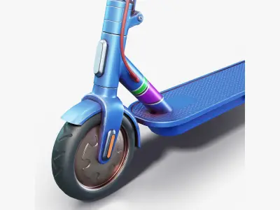 Kick Scooter Low-poly 3D model buy