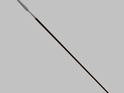 English polearm 3D model