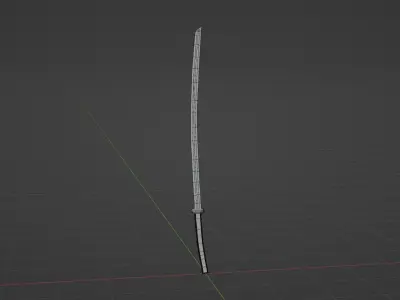 Katana sword Free 3D model order