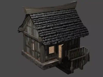 semi-antique house 3D model
