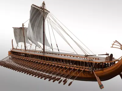 Trireme 3D model