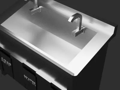 Doctor Sink Low-poly 3D model