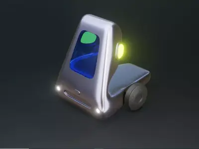 Mini Industrial Vehicle 3D model